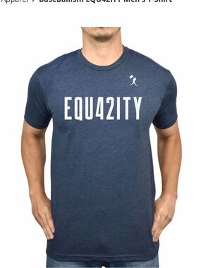 BASEBALLISM EQU42ITY MEN'S T-SHIRT size XL